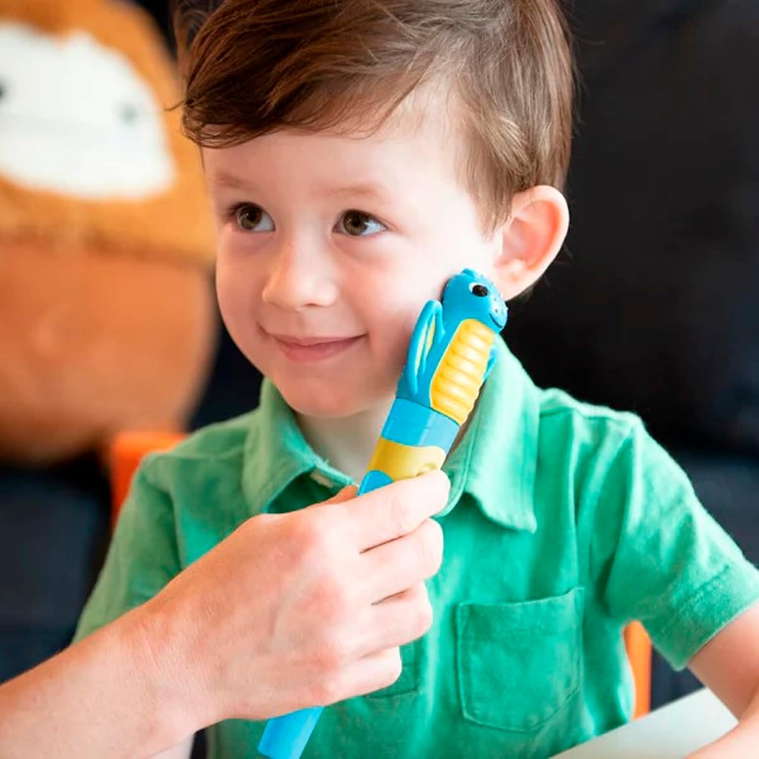 TalkTools Jiggler oral motor therapy tool set for kids with speech delays and sensory needs – Dragon and Frog vibrators for autism and ADHD support