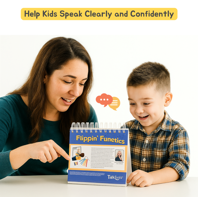 TalkTools Flippin Funetics speech tool for improving early sound development and motor speech skills in children